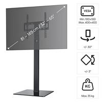 Hama TV-beugel Zwenkbaar 81,3 cm (32) - 165,1 cm (65) In hoogte verstelbaar - thumbnail