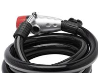 Burg Wächter 1650 180 REFLEX Spiraalkabelslot Zwart Sleutelslot - thumbnail