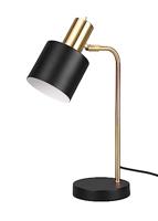 Trio Design bureaulampAdam Zwart met goud - R51041080 - thumbnail