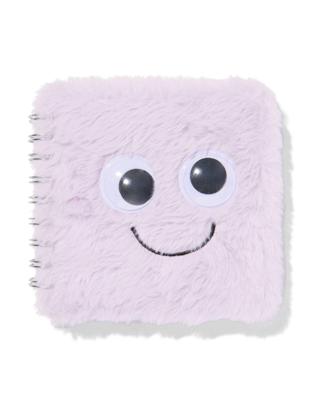 HEMA Notitieboek A6 gelinieerd grappige ogen (lila)