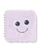 HEMA Notitieboek A6 gelinieerd grappige ogen (lila) - thumbnail