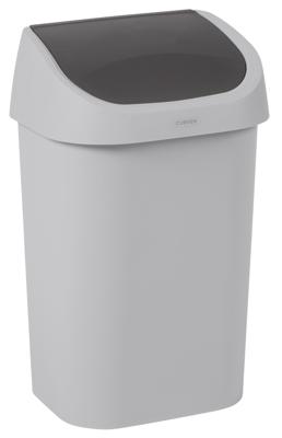 Curver Mistral afvalbak swing 25 liter soft grey Curver Mistral afvalbak swing 25 liter soft grey