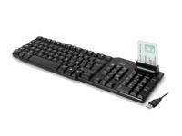 ACT AC5475 USB Toetsenbord Bedraad | Smartcard Reader| Azerty/BE layout | Zwart - thumbnail