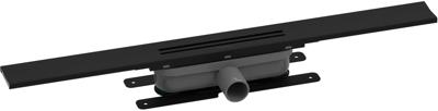 Easy drain R-line Clean Color douchegoot 70cm mat zwart rlced700mb