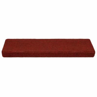 VidaXL Trapmatten 10 st 65x21x4 cm naaldvilt bordeauxrood