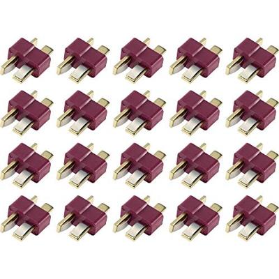 Reely 1399716 Accupack stekker T-stekkersysteem Verguld 20 stuk(s)