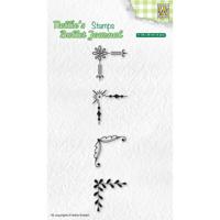 Nellie's Choice • clear stempels suitable for nellie's bullet journal set of edges 2 - thumbnail