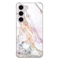 Samsung Galaxy S23 Plus shockproof hoesje - Parelmoer marmer - thumbnail