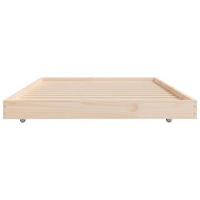 Bedframe zonder matras massief grenenhout 75x190 cm - thumbnail