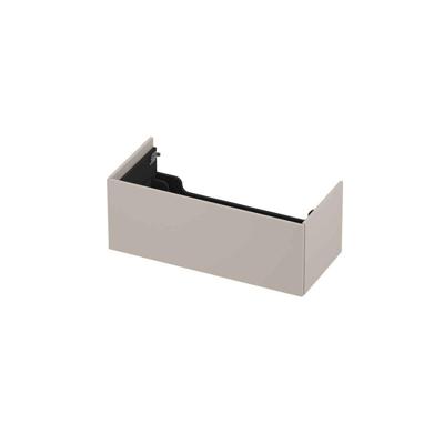 INK - Onderkast 1 Lade Push 2 Open Bestaande Uit - 1000x450x376 Mm - Mat Kasjmier Grijs