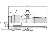 LAPP 52105630 Wartel M20 Messing Messing 25 stuk(s) - thumbnail