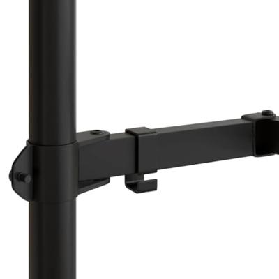 Monitorbeugel VESA 75/100 mm zwart staal - thumbnail