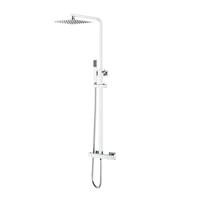 Opbouw Regendouche Set Boss & Wessing Quadro Thermostatisch Hoofddouche 22 cm Vierkant Chroom Boss & Wessing - thumbnail