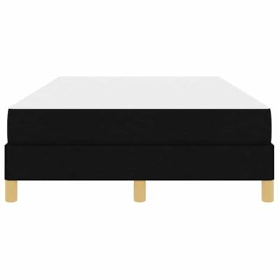 Boxspring bed Zwart, Bruin 120 x 200 cm Stof, Engineered Hout