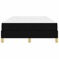 Boxspring bed Zwart, Bruin 120 x 200 cm Stof, Engineered Hout - thumbnail