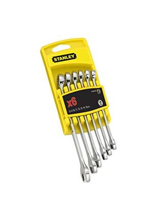 Ringsteeksleutelset 6-delig Stanley 4-94-646 Ringsteeksleutelset 6-delig Stanley 4-94-646