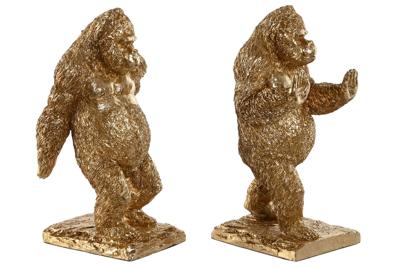 Bokstöd Home ESPRIT Hars Gorilla 13 x 12,5 x 24 cm Bokstöd Home ESPRIT Hars Gorilla 13 x 12,5 x 24 cm