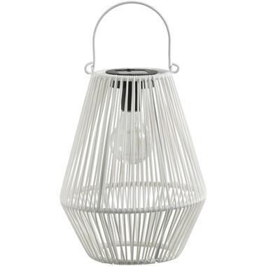 Solar lantaarn Nowie - wit - 26xØ20 cm