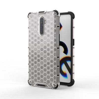 Voor oppo Reno ACE schokbestendige honingraat PC + TPU case (wit)