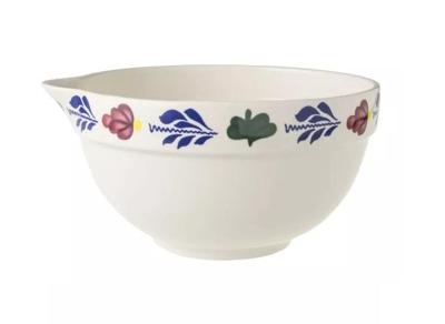 Boerenbont Beslagkom met schenktuit 2 Liter