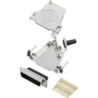 encitech D45ZF25-DBCP25-K 6355-0049-03 D-sub male connectorset 45 ° Aantal polen: 25 Crimpen 1 stuk(s) - thumbnail