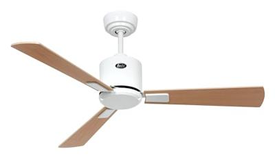 CasaFan ECO NEO III 103 WE-AH/BU WiFi Flügel Ahorn/Buche Plafondventilator 16 W (Ø x h) 103 cm x 360 mm Wit Met afstandsbediening, Timer, Met wintermodus,