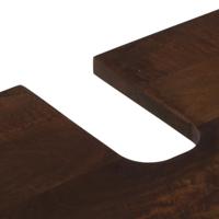 Wastafelkast 62x34x58 cm massief mangohout bruin - thumbnail