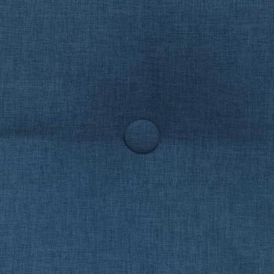 VidaXL Rugkussen blauw 100 x 24 x 50 cm stof