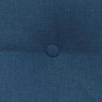 VidaXL Rugkussen blauw 100 x 24 x 50 cm stof - thumbnail