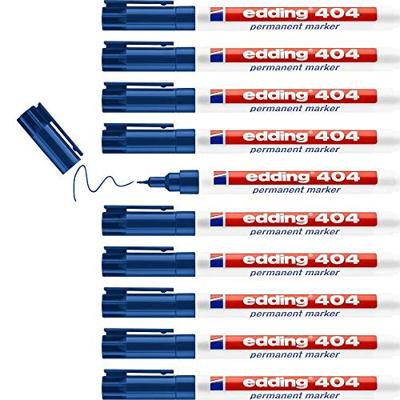 Viltstift edding 404 rond 0.75mm blauw | 10 stuks