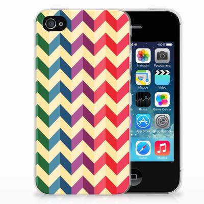 Apple iPhone 4 | 4s TPU bumper Zigzag Multi Color
