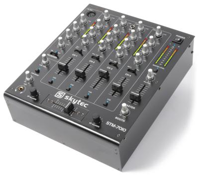 Skytec STM-7010 4-kanaals dj mixer USB Skytec STM-7010 4-kanaals dj mixer USB