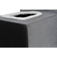 TRIXIE HONDENMAND / KATTENMAND HUIS LIVIA GRIJS / WIT 38X41X44 CM - thumbnail