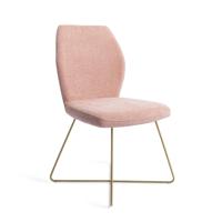 Jesper Home Ikata eetkamerstoel Anemone cross gold - thumbnail