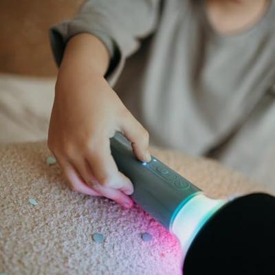 Micro karaoke Kidymic - KIDYWOLF blauw Micro karaoke Kidymic - KIDYWOLF blauw