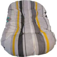 Hondenmand - AIME - Ovaal kussen - 90 cm - Grijs - thumbnail