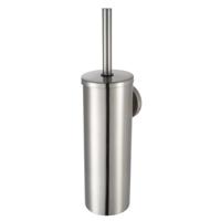 Toiletborstelset Haceka Aqualux PRO2500 met Deksel RVS Look - thumbnail