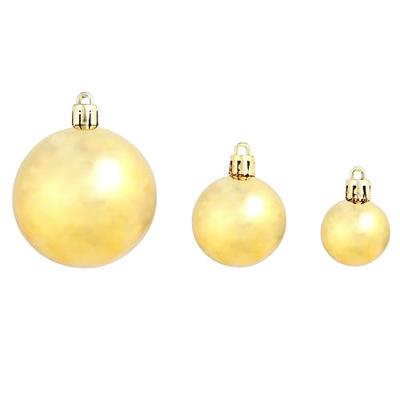 VidaXL 100-delige kerstballenset 3/4/6 cm goudkleurig