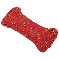 VidaXL Boottouw 5 mm 100 m polypropyleen rood - thumbnail