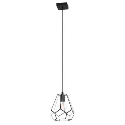 Eglo HanglampMardyke zwart met glas - 43643
