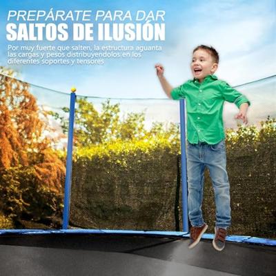 Trampolines HYD008136 Blauw 70 Kg (245 x 219 cm)