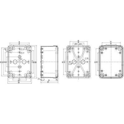 Schneider Electric PanelSeT TBS Wandbehuizing 121 x 164 x 87 ABS Grijs-wit (RAL 7035) 2 stuk(s) Schneider Electric PanelSeT TBS Wandbehuizing 121 x 164 x 87 ABS Grijs-wit (RAL 7035) 2 stuk(s)