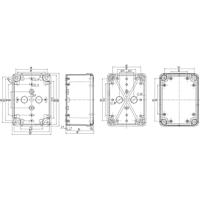Schneider Electric PanelSeT TBS Wandbehuizing 121 x 164 x 87 ABS Grijs-wit (RAL 7035) 2 stuk(s) - thumbnail