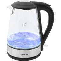 Inventum HW717G waterkoker 1,7 l Zwart, Roestvrijstaal 2150 W - thumbnail