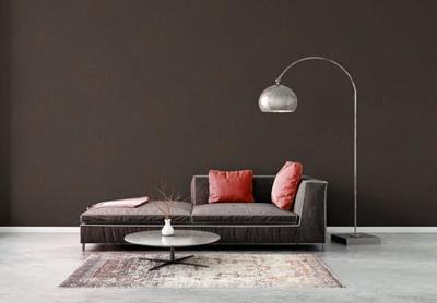 Livingwalls Smart Surfaces - Blauw - Metallic - 395634