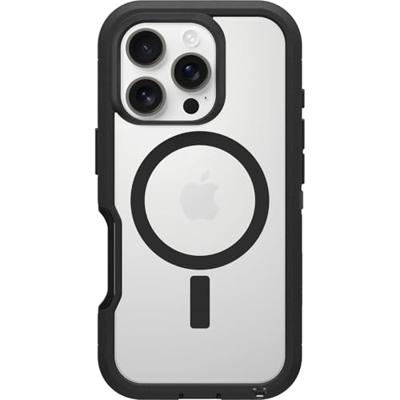 Otterbox Defender XT Backcover Apple iPhone 16 Pro Zwart, Transparant MagSafe compatible, Stootbestendig Otterbox Defender XT Backcover Apple iPhone 16 Pro Zwart, Transparant MagSafe compatible, Stootbestendig