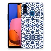 Samsung Galaxy A20s | TPU Case | Flower Blue - thumbnail