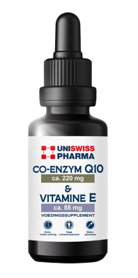 Co-Enzym Q10 en Vitamine E 10 Milliliter