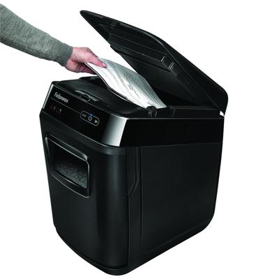 Fellowes AutoMax 150C papiervernietiger Kruisversnippering 23 cm Zwart, Grijs Fellowes AutoMax 150C papiervernietiger Kruisversnippering 23 cm Zwart, Grijs