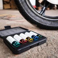 Vigor V2257 Dop (zeskant) Kracht-dopsleutelinzetset 15 mm, 17 mm, 19 mm, 21 mm, 22 mm 5-delig 1/2 (12.5 mm) - thumbnail